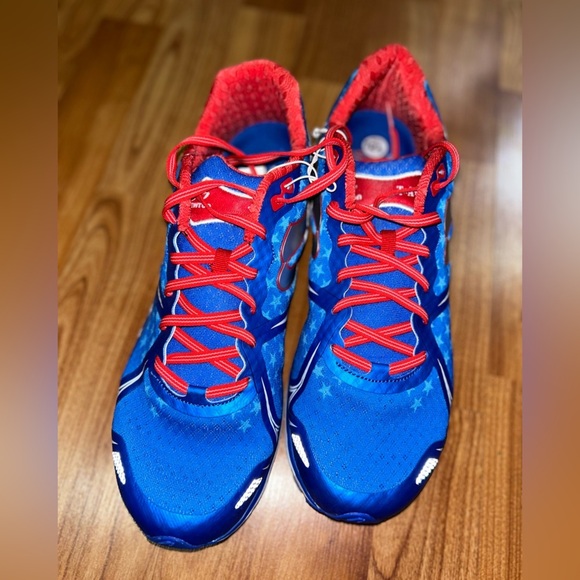 Newton TAPS Gatlin Brothers Special Edition Patriotic Running Shoes M12.5 - Picture 6 of 10
